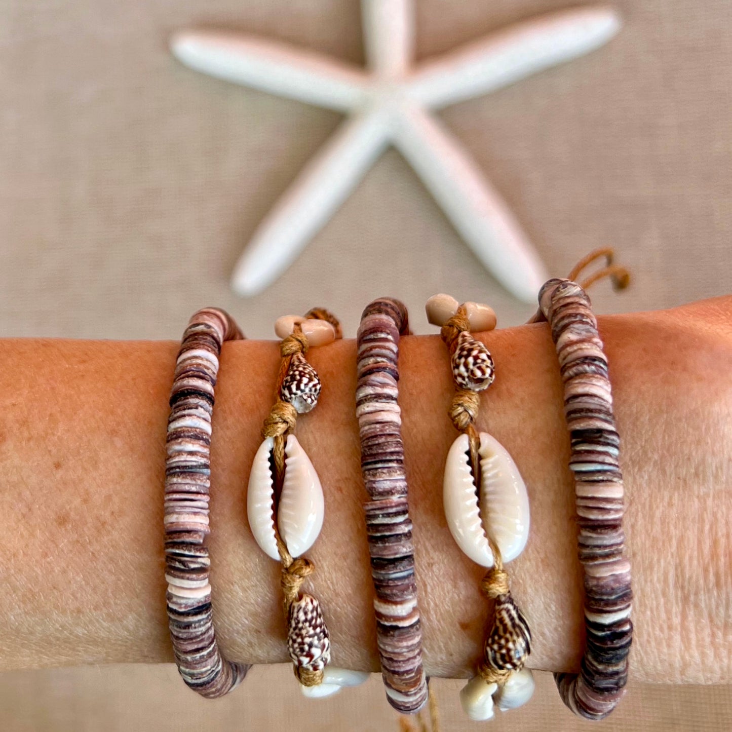 Armband schelpschijfjes