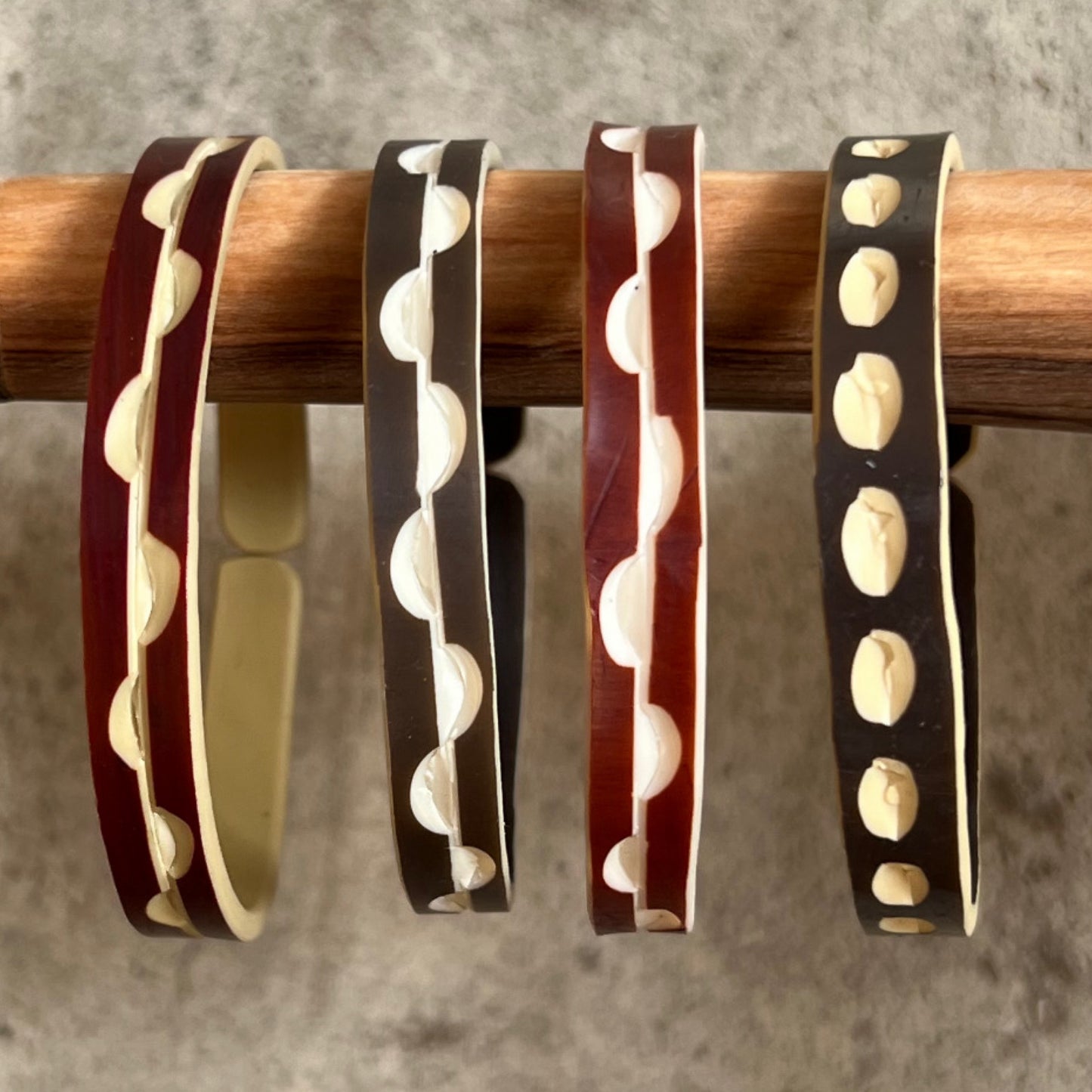 Himba armband donkerbruin nummer 3