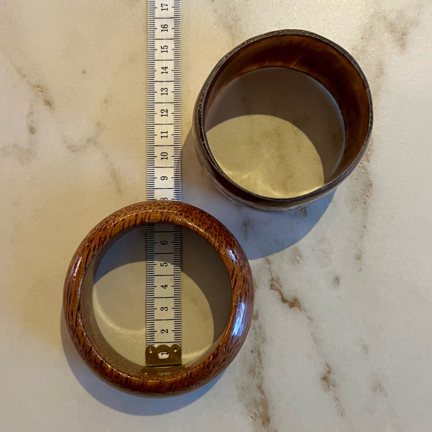 Armbanden combi hout hoorn