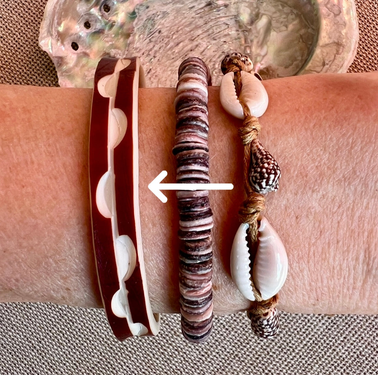 Himba armband bruin nummer 2
