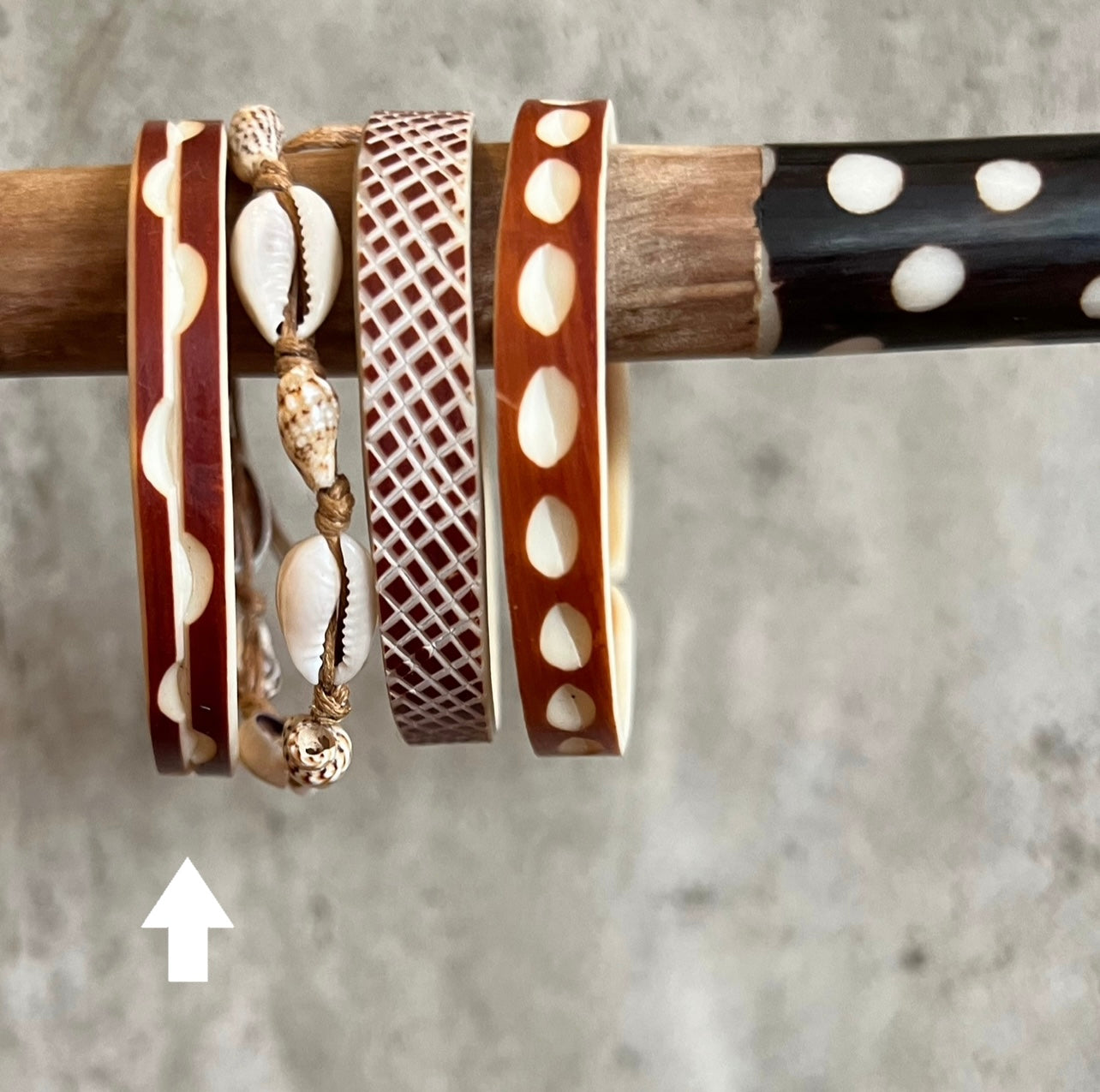 Himba armband bruin nummer 2