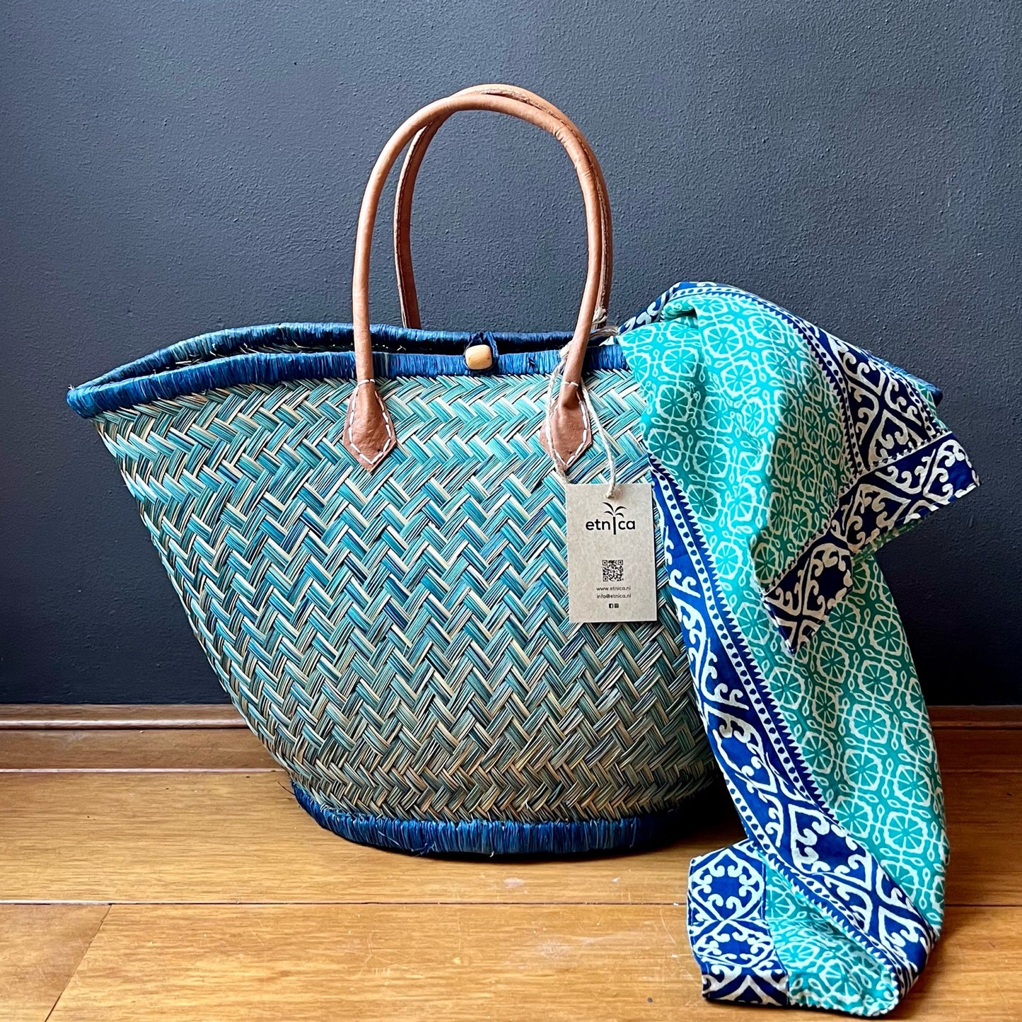 Mand Madagascar blauw