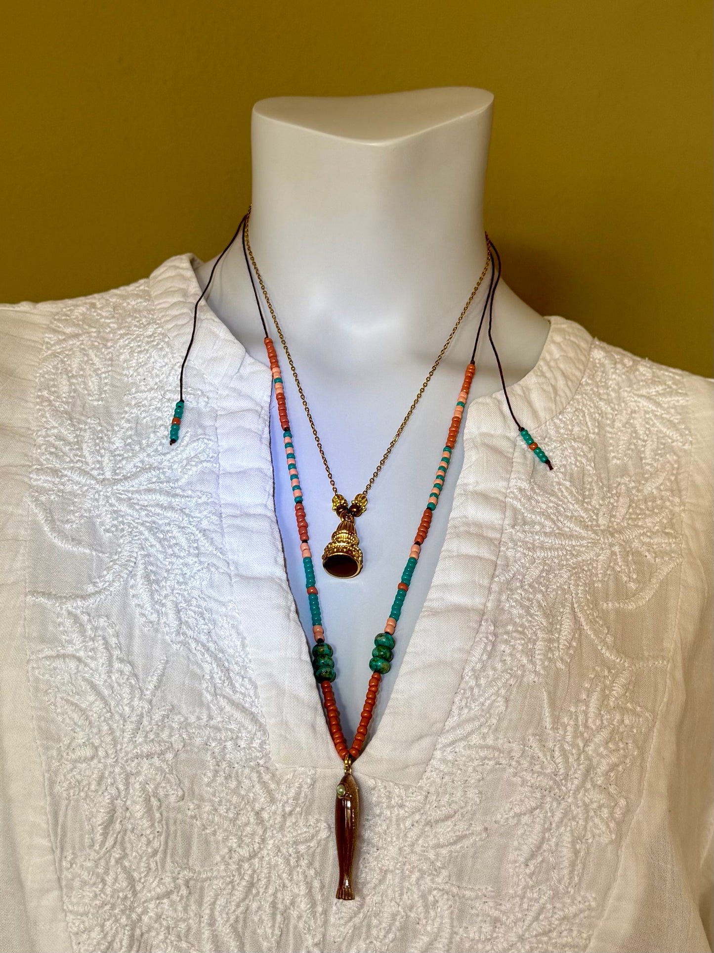 Nelligala ketting bruin