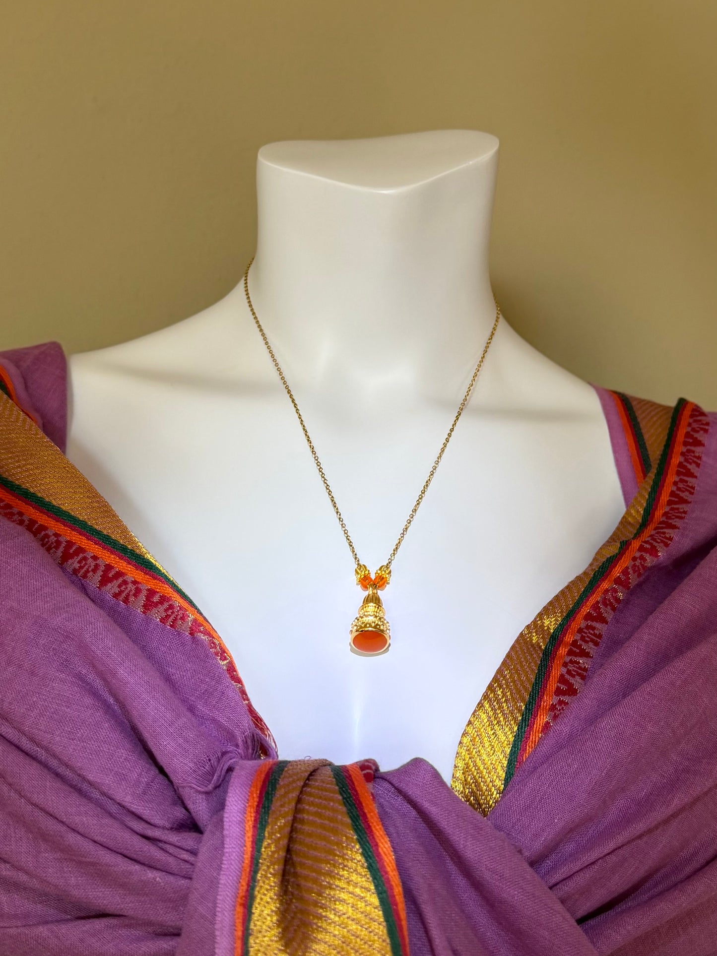 Nelligala ketting oranje