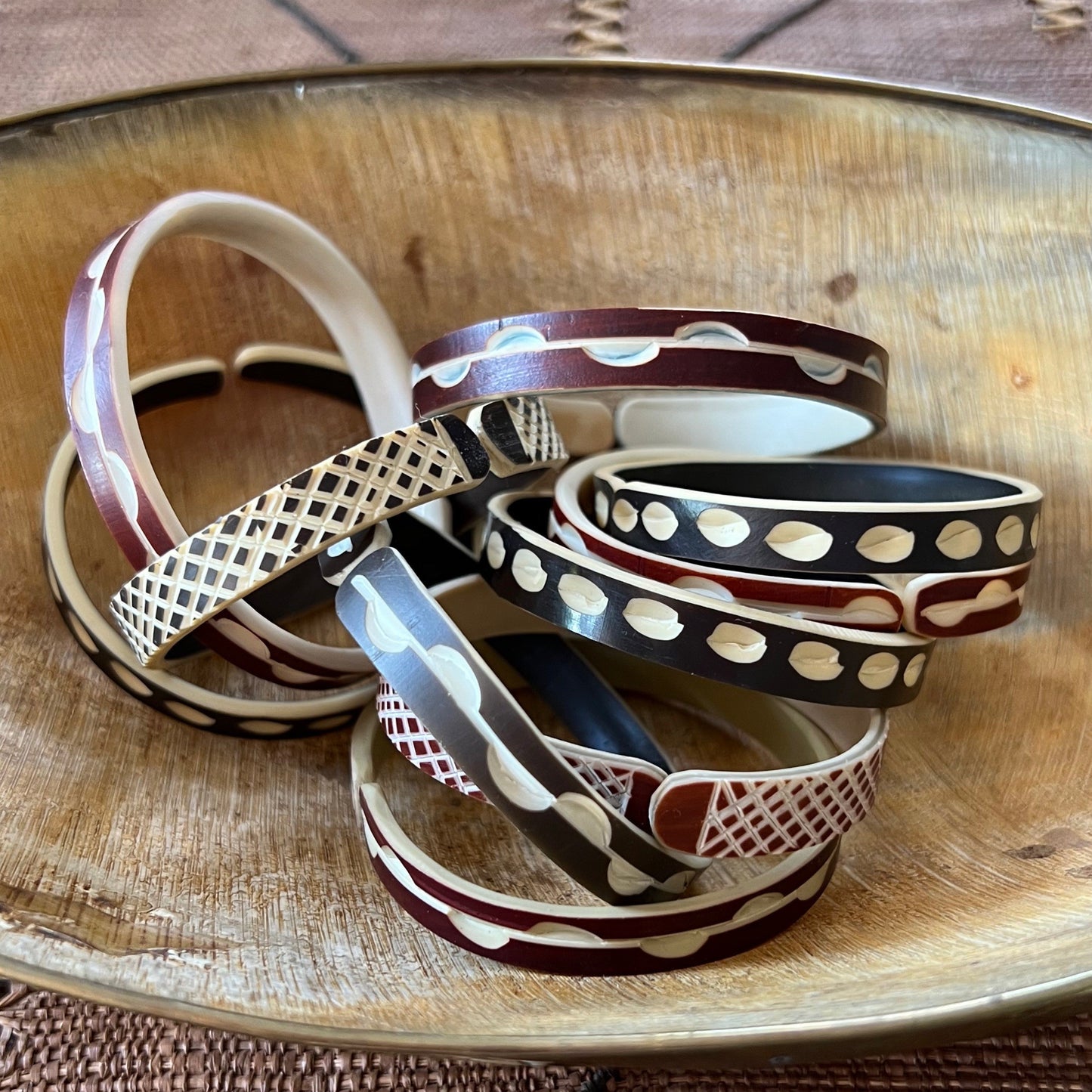 Himba armband bruin nummer 4