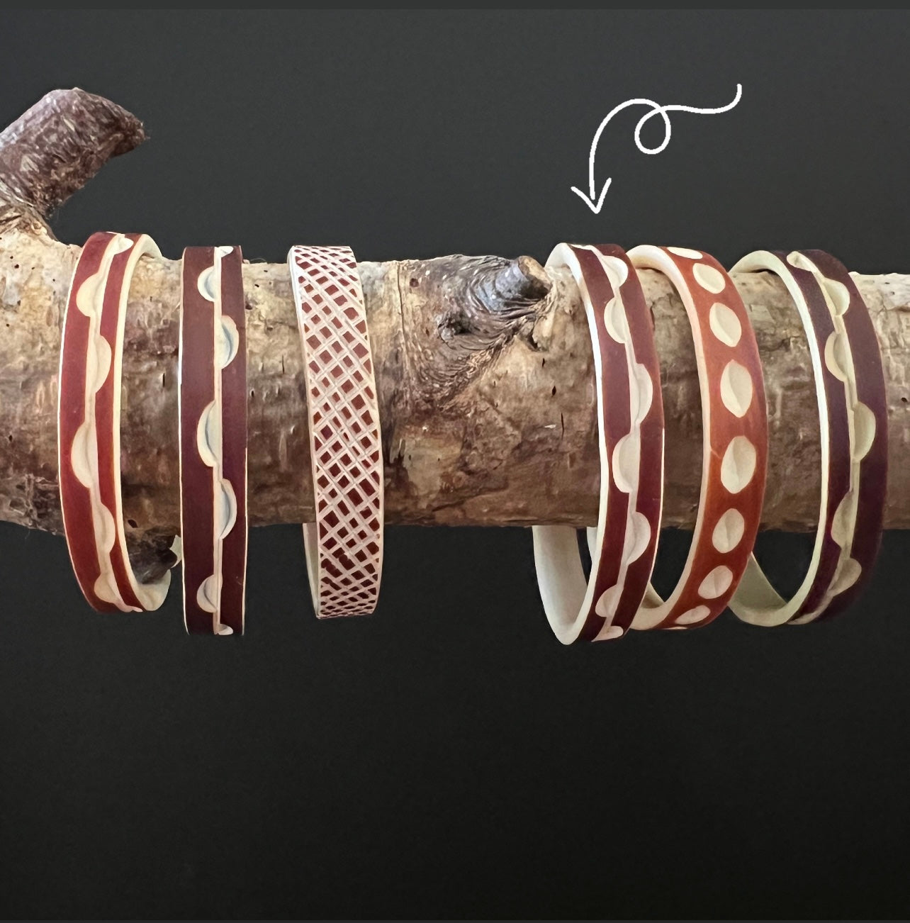 Himba armband bruin nummer 2