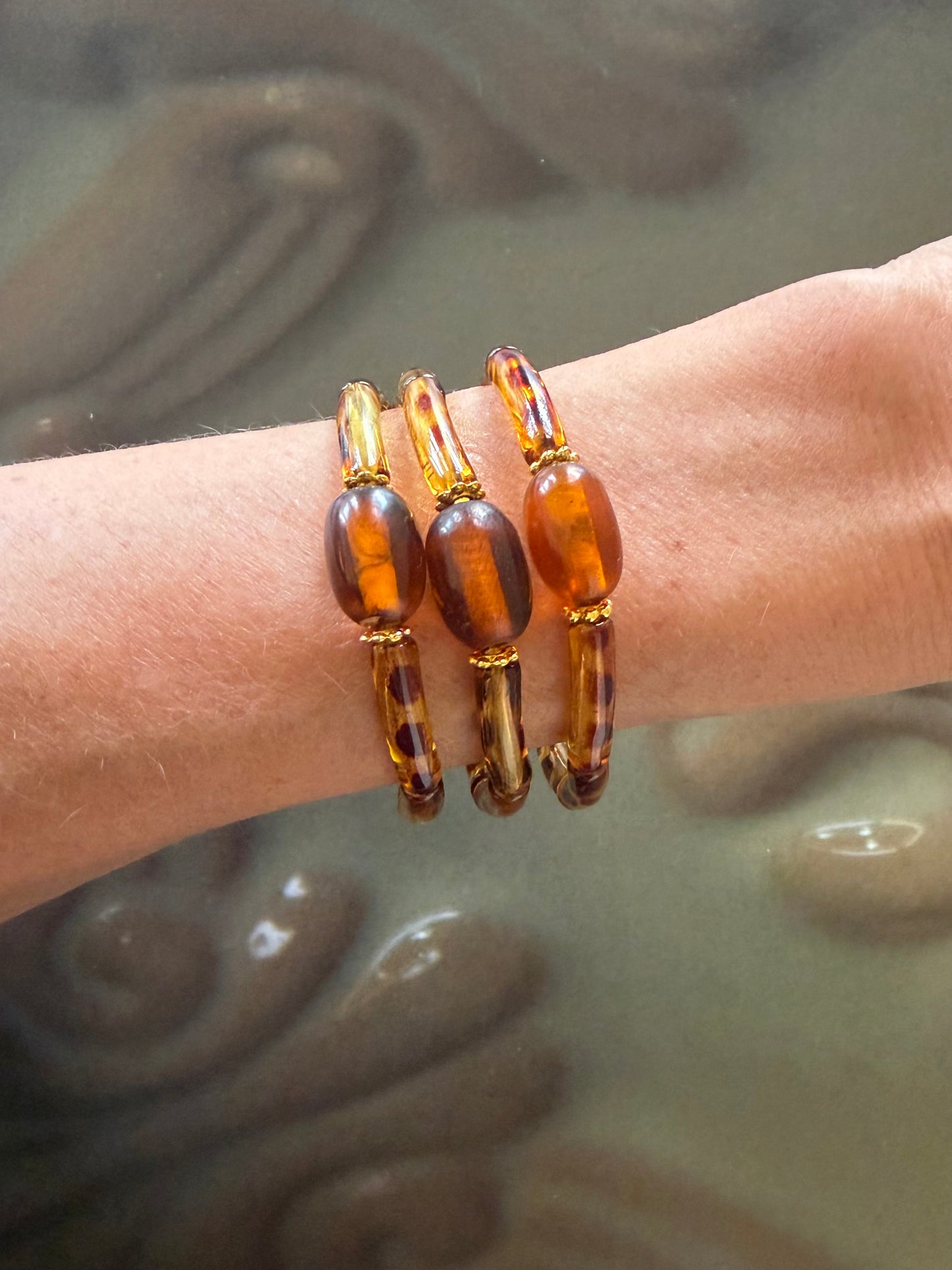 Armband ayubowan amber